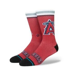 NWT Men's Los Angeles Angels Stance Jersey Crew Socks